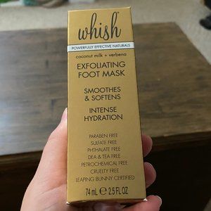 Whish Coconut Milk + Verbena Exfoliating Foot Mask